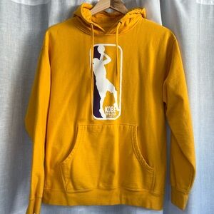 Kobe Tribute Yellow Hoodie